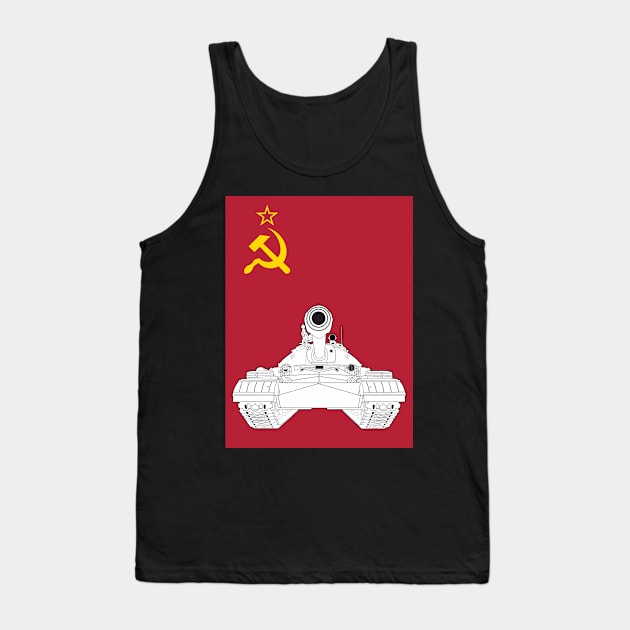 T-10 in defense of the Motherland from the threat of capitalism Tank Top by FAawRay